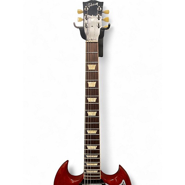 Used Gibson 61 SG STANDARD W/ MAESTRO CHERRY RED Solid Body Electric Guitar