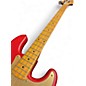 Used Squier P BASS Satin Red Electric Bass Guitar
