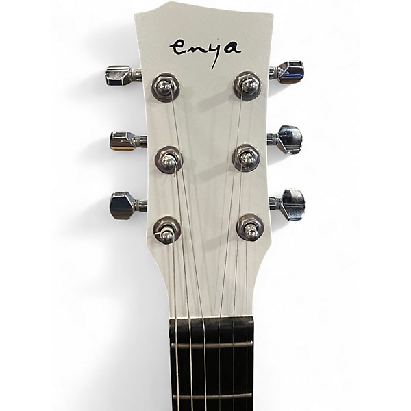 Used Enya Nova Go Sonic White Solid Body Electric Guitar