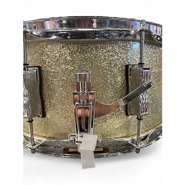 Used Ludwig 14in Gold Sparkle Classic Snare Gold Sparkle Drum