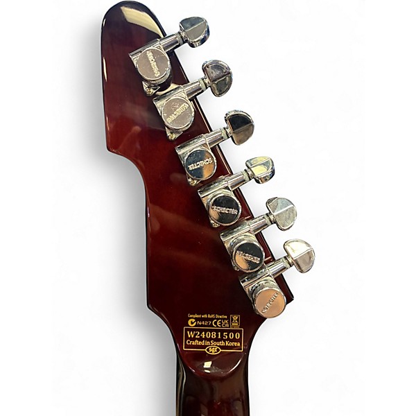 Used Schecter Guitar Research E-1 Custom Vintage Sunburst Solid Body Electric Guitar