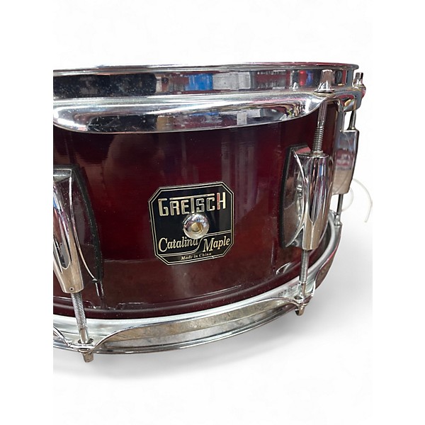 Used Gretsch Drums 14in CATALINA MAPLE Wine Red Drum