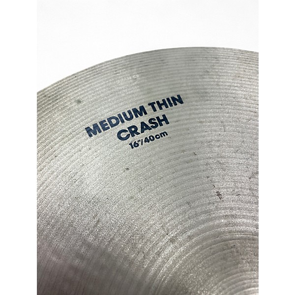 Used Zildjian 16in MEDIUM THIN CRASH Cymbal