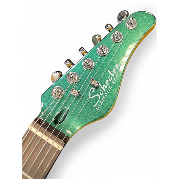 Used Schecter Guitar Research PT Fastback Emerald Green Solid Body Electric Guitar