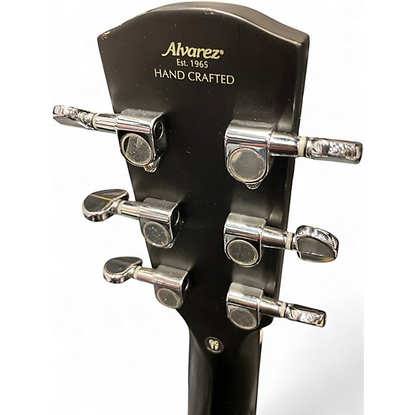 Used Alvarez ABT610BK Black Classical Acoustic Electric Guitar