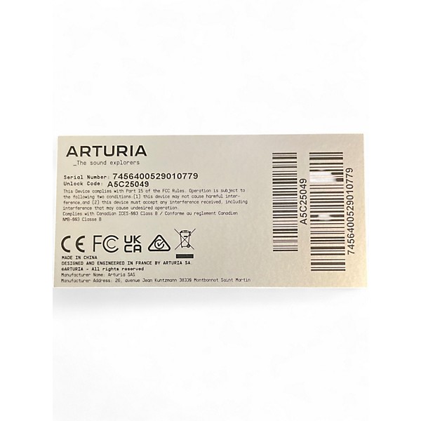 Used Arturia KeyLab Essential 88 mk3