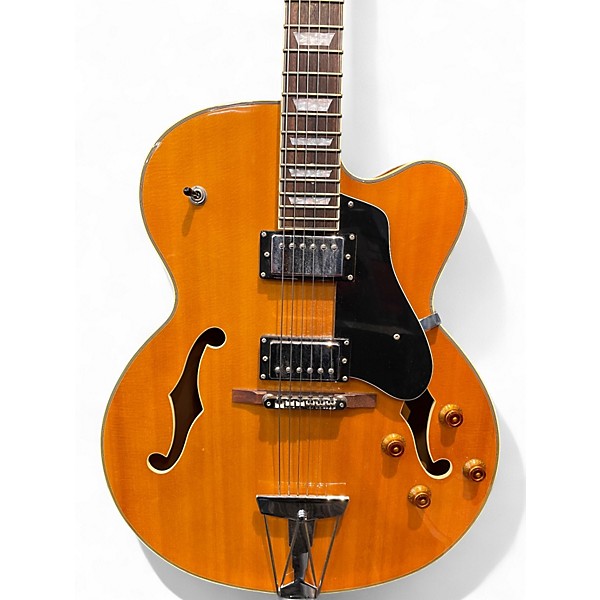 Used 1990s Hamer JZ5 Natural Hollow Body Electric Guitar