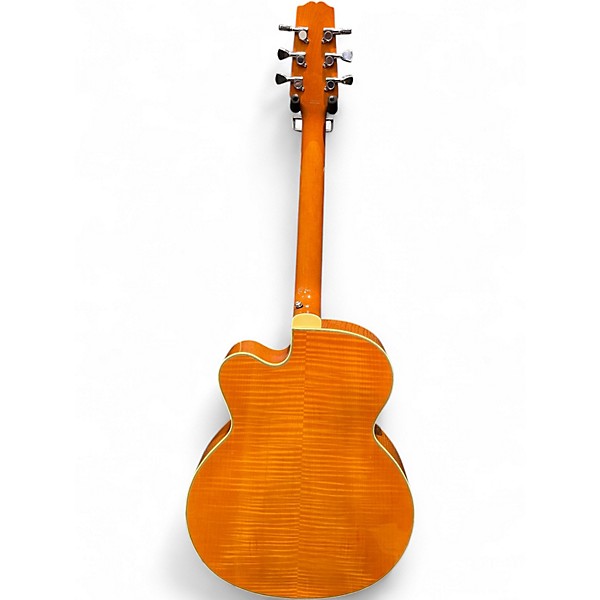 Used 1990s Hamer JZ5 Natural Hollow Body Electric Guitar