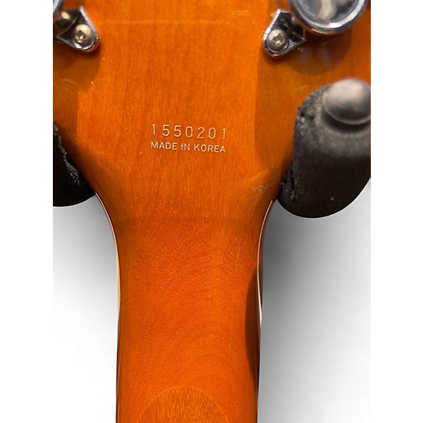 Used 1990s Hamer JZ5 Natural Hollow Body Electric Guitar