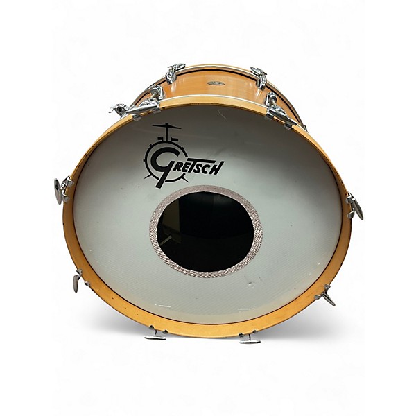 Vintage 1970s Gretsch Drums 3 Piece US Custom 3 Piece Natural Drum Kit