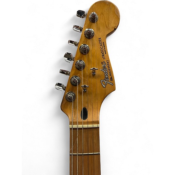 Used Fender STANDARD FAT STRAT BURNT NATURAL Solid Body Electric Guitar