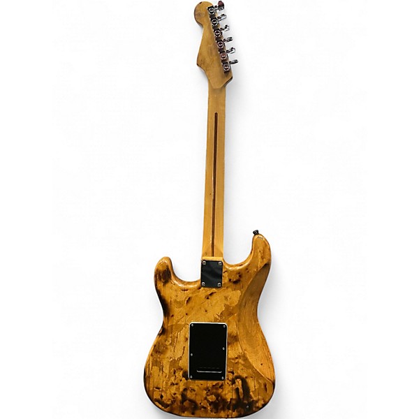 Used Fender STANDARD FAT STRAT BURNT NATURAL Solid Body Electric Guitar