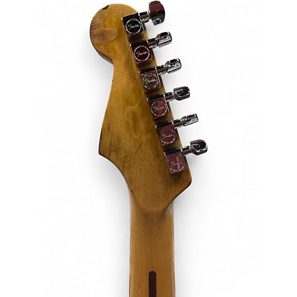 Used Fender STANDARD FAT STRAT BURNT NATURAL Solid Body Electric Guitar