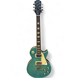 Used Epiphone Les Paul Standard 60s Quilt Top Trans Blue Solid Body Electric Guitar