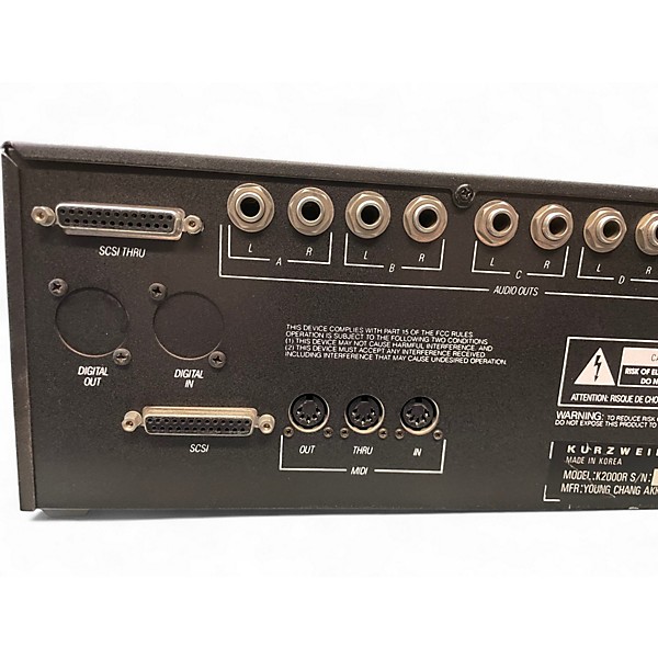 Used Kurzweil K2000R Sound Module