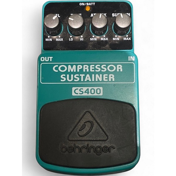 Used Behringer CS400 Compressor Sustainer Effect Pedal