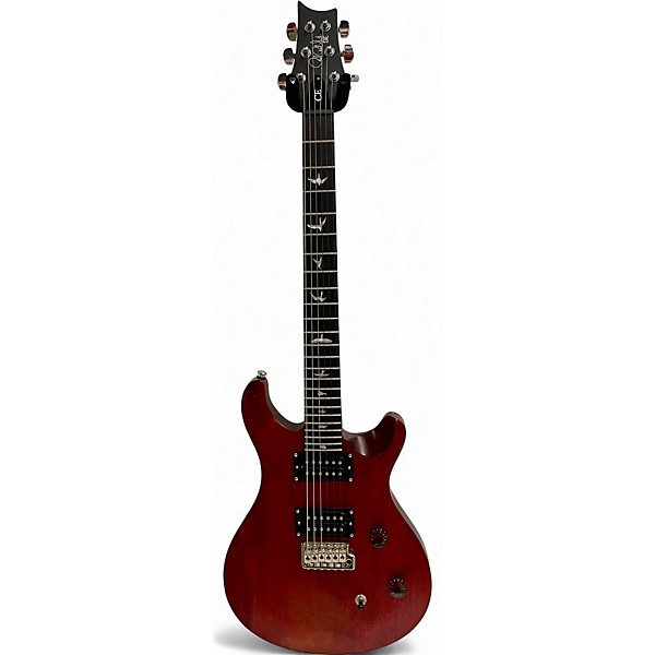 Used PRS SE CE 24 Satin Red Solid Body Electric Guitar