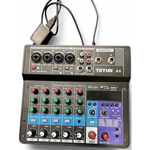 Used Teyun A6 Unpowered Mixer