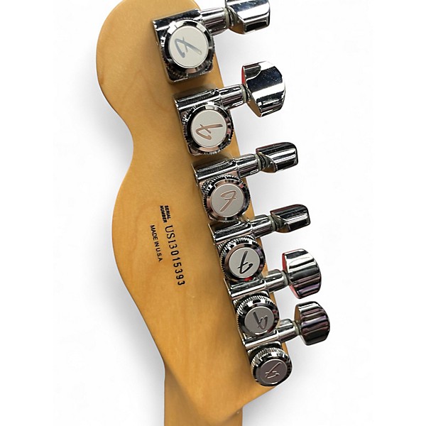 Used 2012 Fender ELITE DELUXE TELE CHERRY FLAME Solid Body Electric Guitar