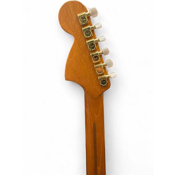 Used Fender TROUBLEMAKER TELE Black and Gold Solid Body Electric Guitar