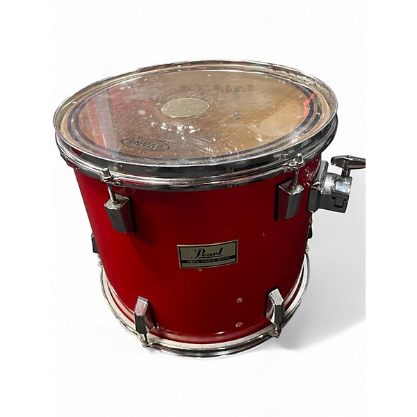 Vintage 1985 Pearl 7 Piece world sereies Red Drum Kit
