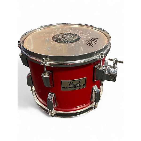 Vintage 1985 Pearl 7 Piece world sereies Red Drum Kit