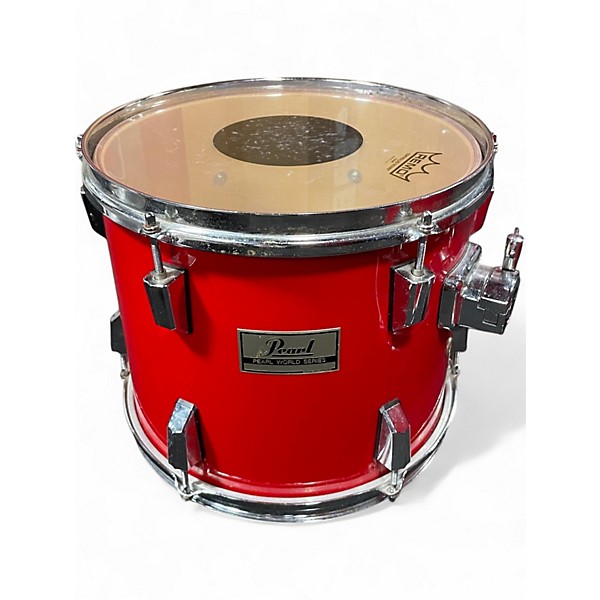 Vintage 1985 Pearl 7 Piece world sereies Red Drum Kit