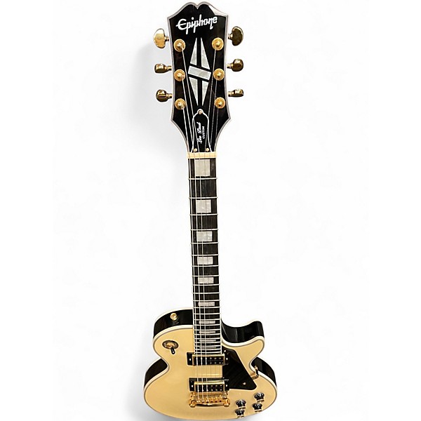 Used Epiphone Les Paul Custom Blackback Pro Alpine White Solid Body Electric Guitar