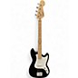 Used Squier Bronco Black Electric Bass Guitar thumbnail