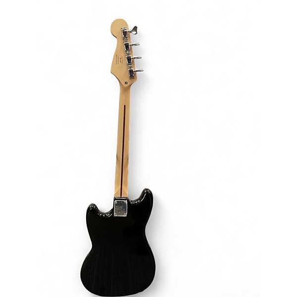Used Squier Bronco Black Electric Bass Guitar