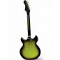 Vintage 1970s Harmony Rebel Emerald Green Hollow Body Electric Guitar