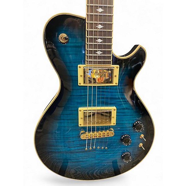 Used Michael Kelly Patriot Limited SB Mod Shop Custom Blue Burst Solid Body Electric Guitar