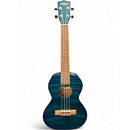 Used Kala KA-TEMB Tenor Blue Green Ukulele