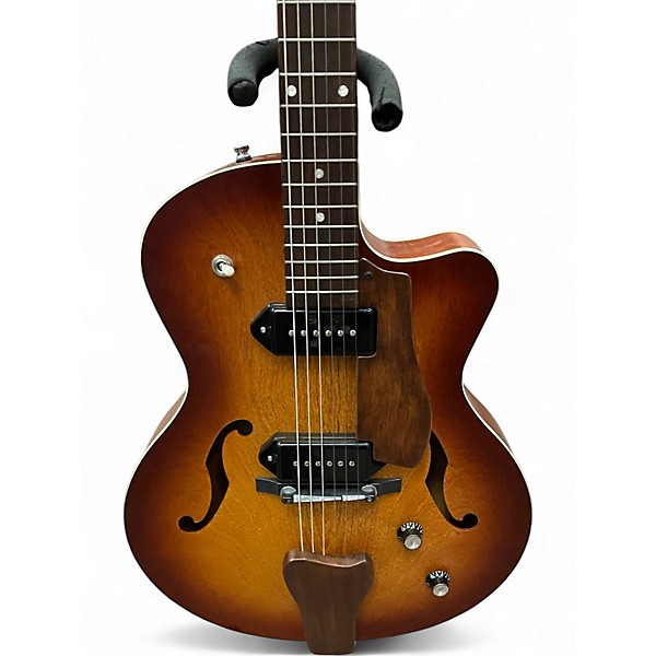 Used Godin 5th Avenue Kingpin II Cognac Burst Hollow Body Electric Guitar