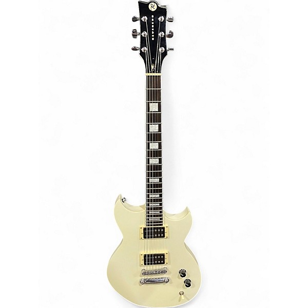 Used Reverend Robin Finck Signature Ice White Solid Body Electric Guitar