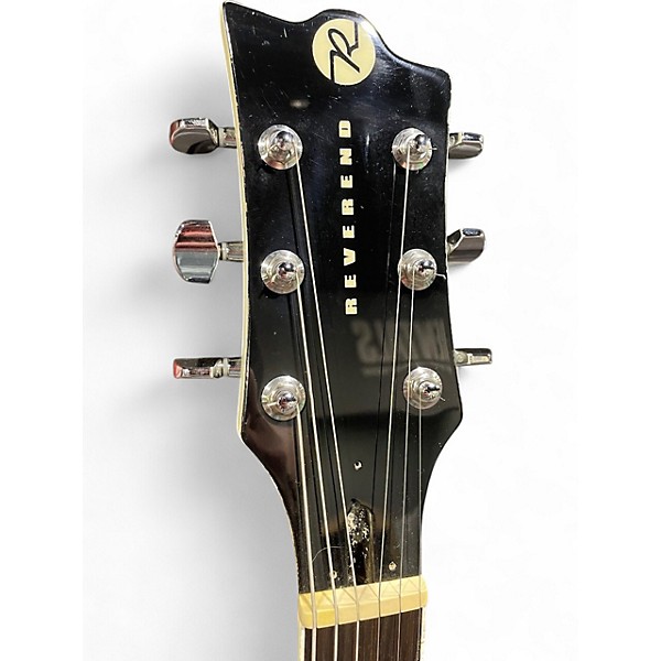 Used Reverend Robin Finck Signature Ice White Solid Body Electric Guitar