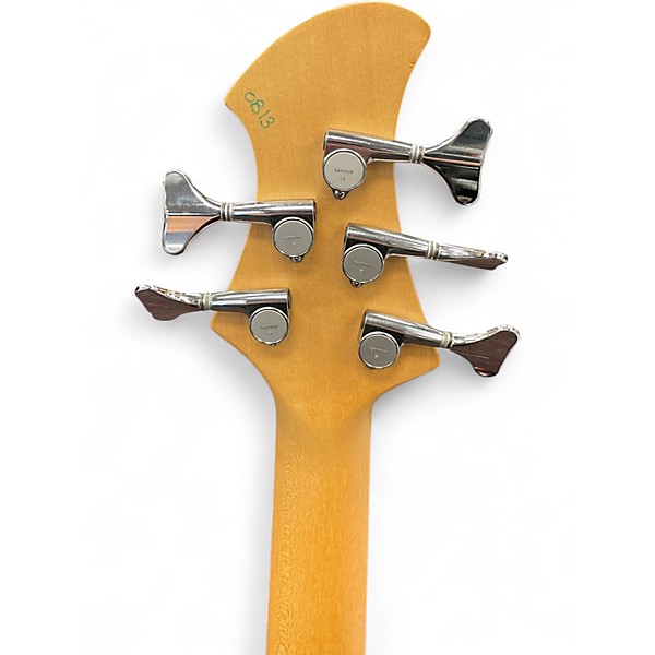 Used Novax MO-B OREGON MYRTLE Natural Electric Bass Guitar