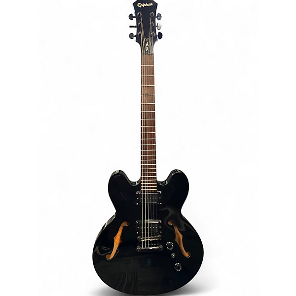 Used Epiphone DOT STUDIO BK Black Hollow Body Electric Guitar