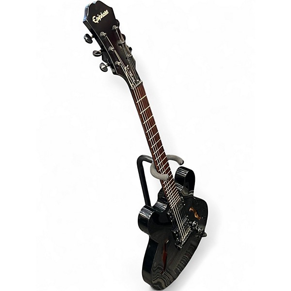 Used Epiphone DOT STUDIO BK Black Hollow Body Electric Guitar