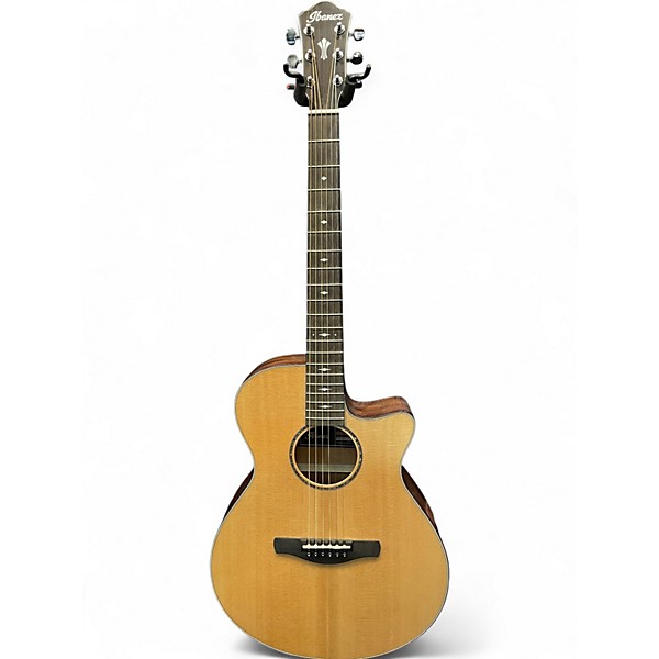 Used Ibanez aeg200 Natural Acoustic Electric Guitar