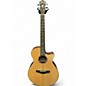 Used Ibanez aeg200 Natural Acoustic Electric Guitar thumbnail