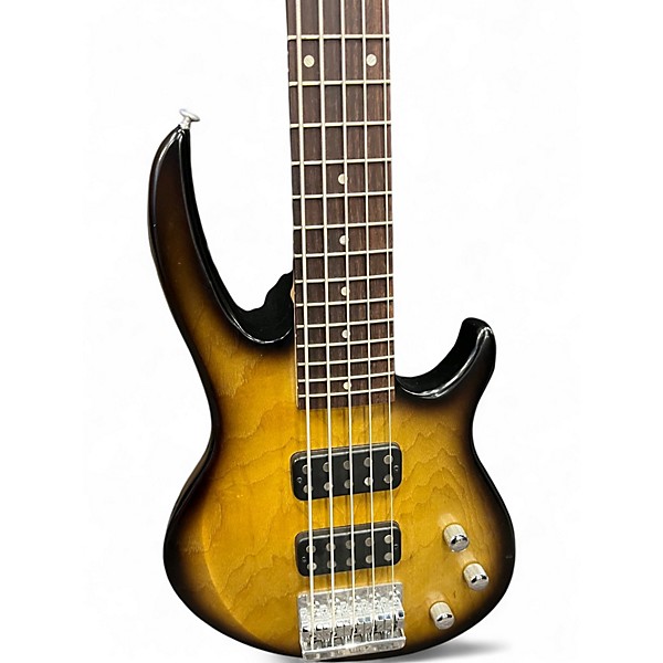 Used Gibson EB5 5 String sunburst Electric Bass Guitar