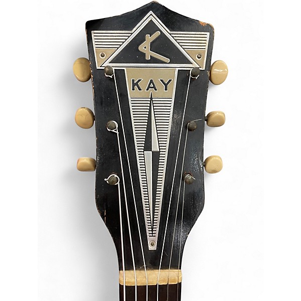 Vintage 1960s Kay 5160 Sunburst Acoustic Guitar