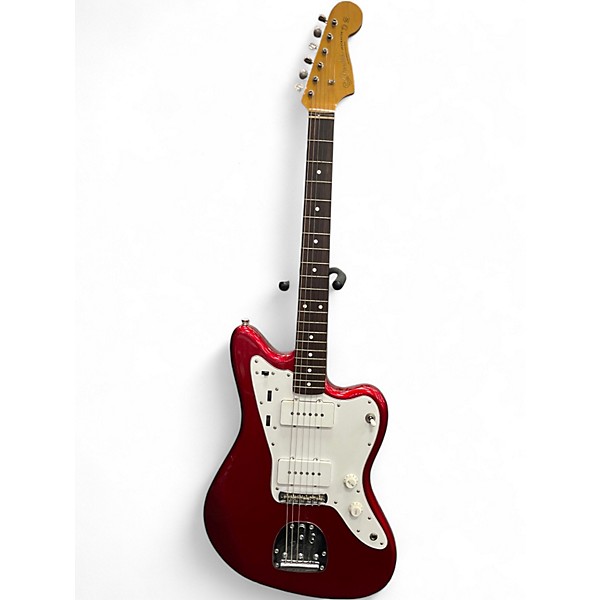 Used Fender Japanese Limited Edition Jazzmaster Candy Apple Red Solid Body Electric Guitar