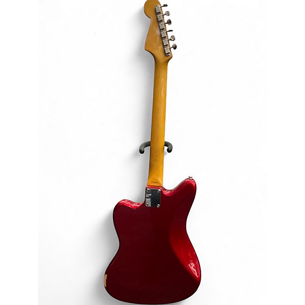 Used Fender Japanese Limited Edition Jazzmaster Candy Apple Red Solid Body Electric Guitar