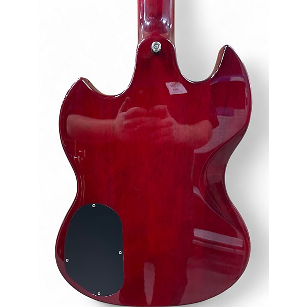 Used Guild POLARA DELUXE CHERRY RED Solid Body Electric Guitar