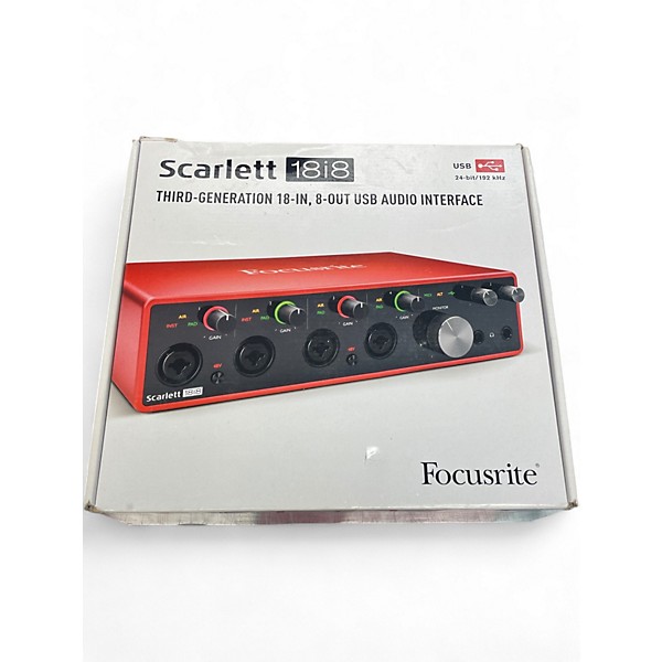 Used Focusrite Scarlett 18i8 Gen 3 Audio Interface