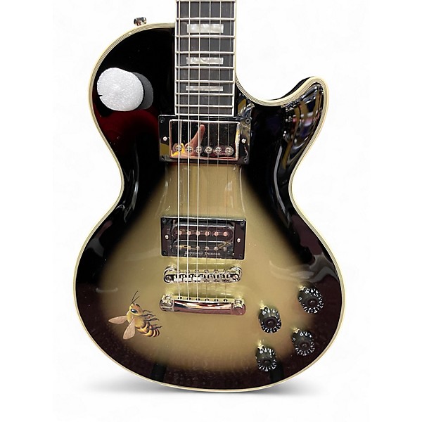 Used Epiphone Les Paul Custom Silverburst Solid Body Electric Guitar