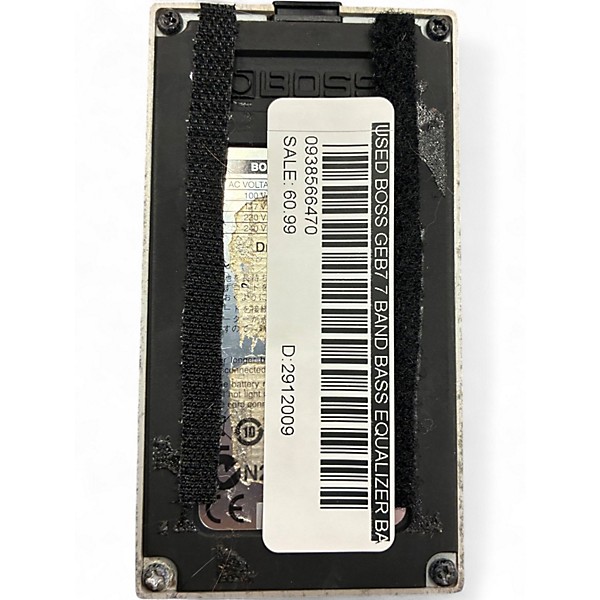 Used BOSS GEB7 7 Band Bass Equalizer Bass Effect Pedal