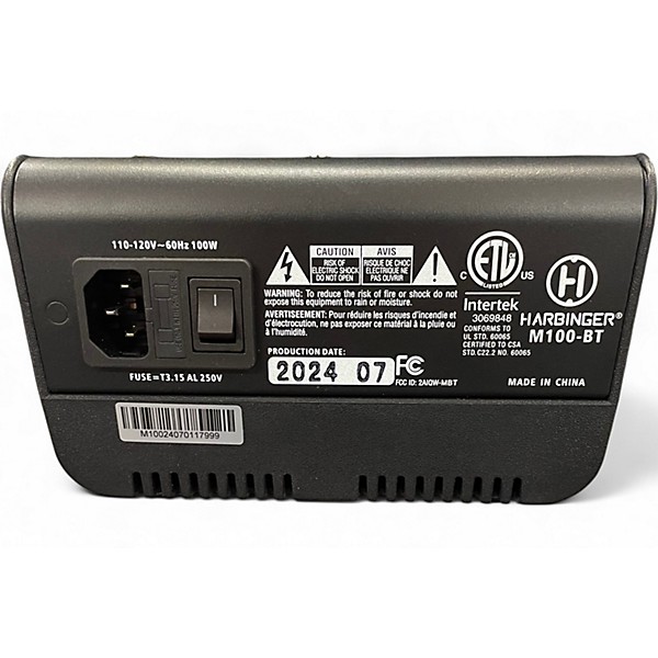 Used Harbinger mt100bt Sound Package